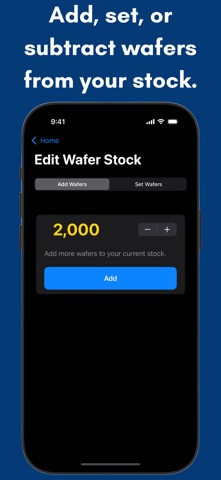Communion Counter Admin screenshot