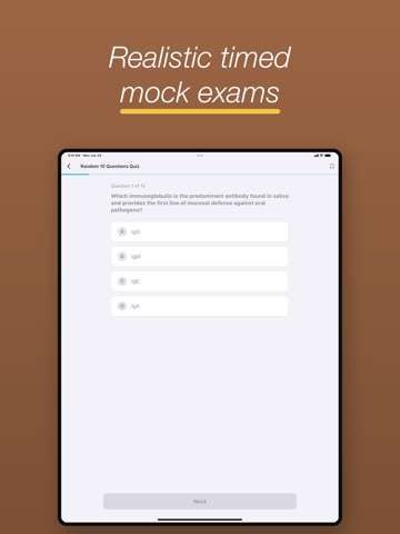 NDEB Canada Dental Exam Prep iPad screenshot