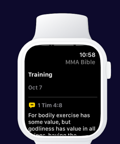 MMA Bible: Verse of the Day