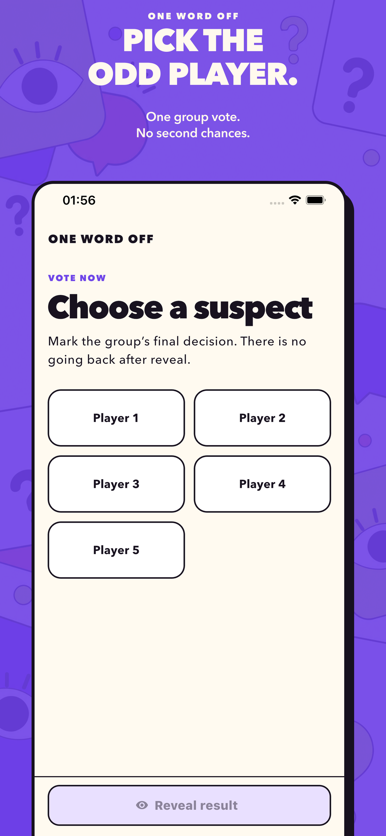 OneWordOff: Impostor Party screenshot 4