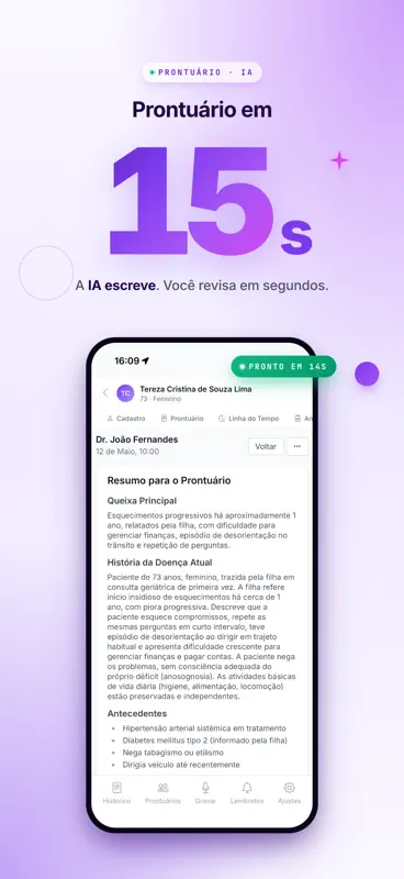 Dr. Assistente - Prontuário IA screenshot 1 of 6