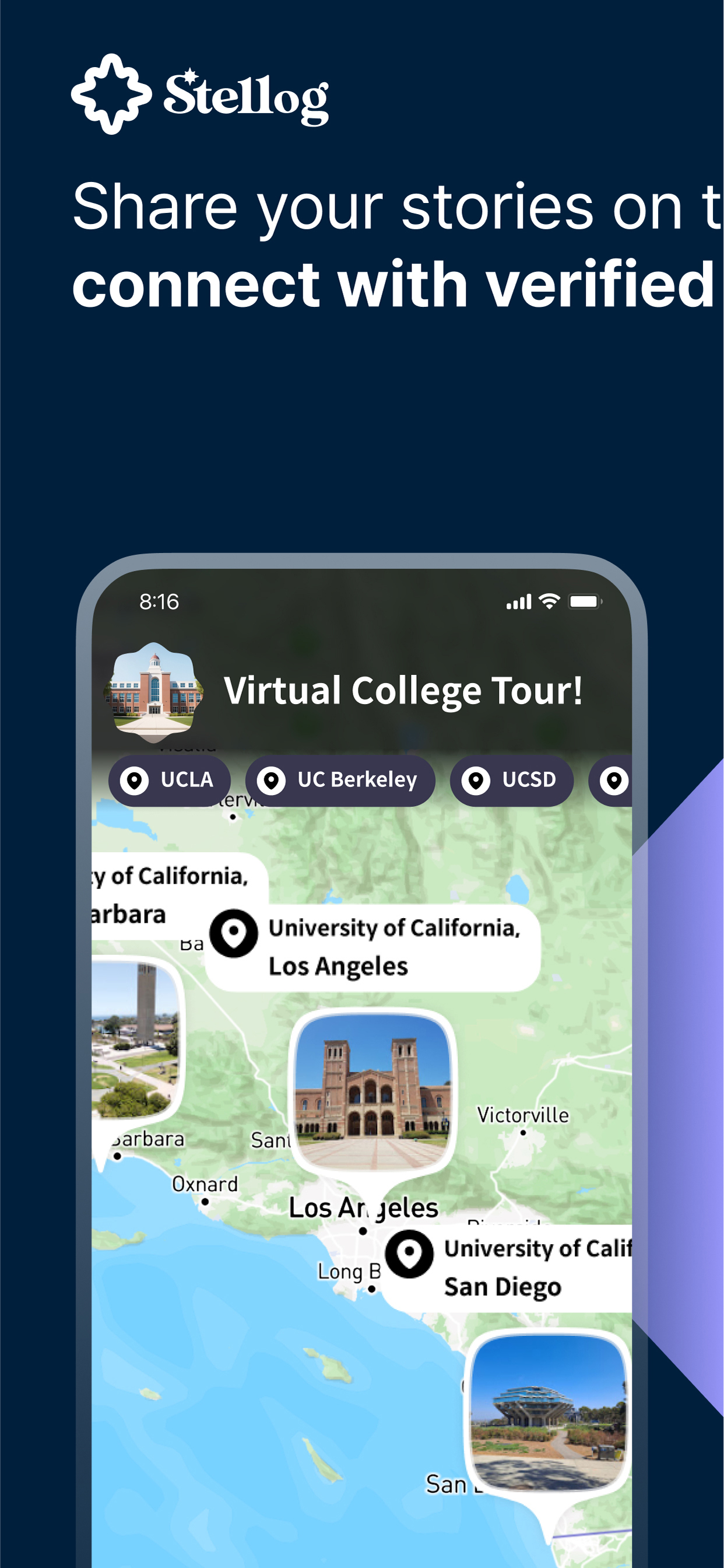 Stellog: Share You on the Map!