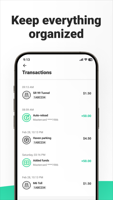 neoRide - Easy Toll Payments Screenshot