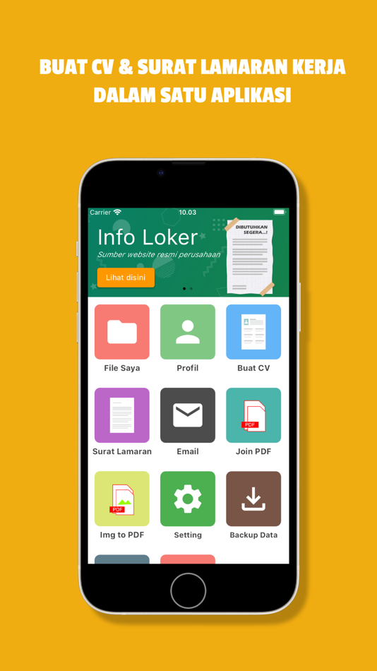 #1. Lamaranku (iOS) Podle: Fatkur .