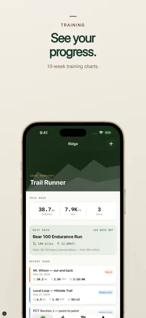 Trail Running Journal - Ridge screenshot 4