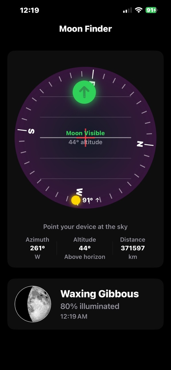 iPhone screenshot