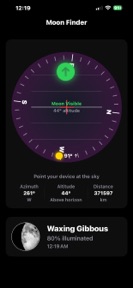 Moon Finder: Moonrise Widget screenshot