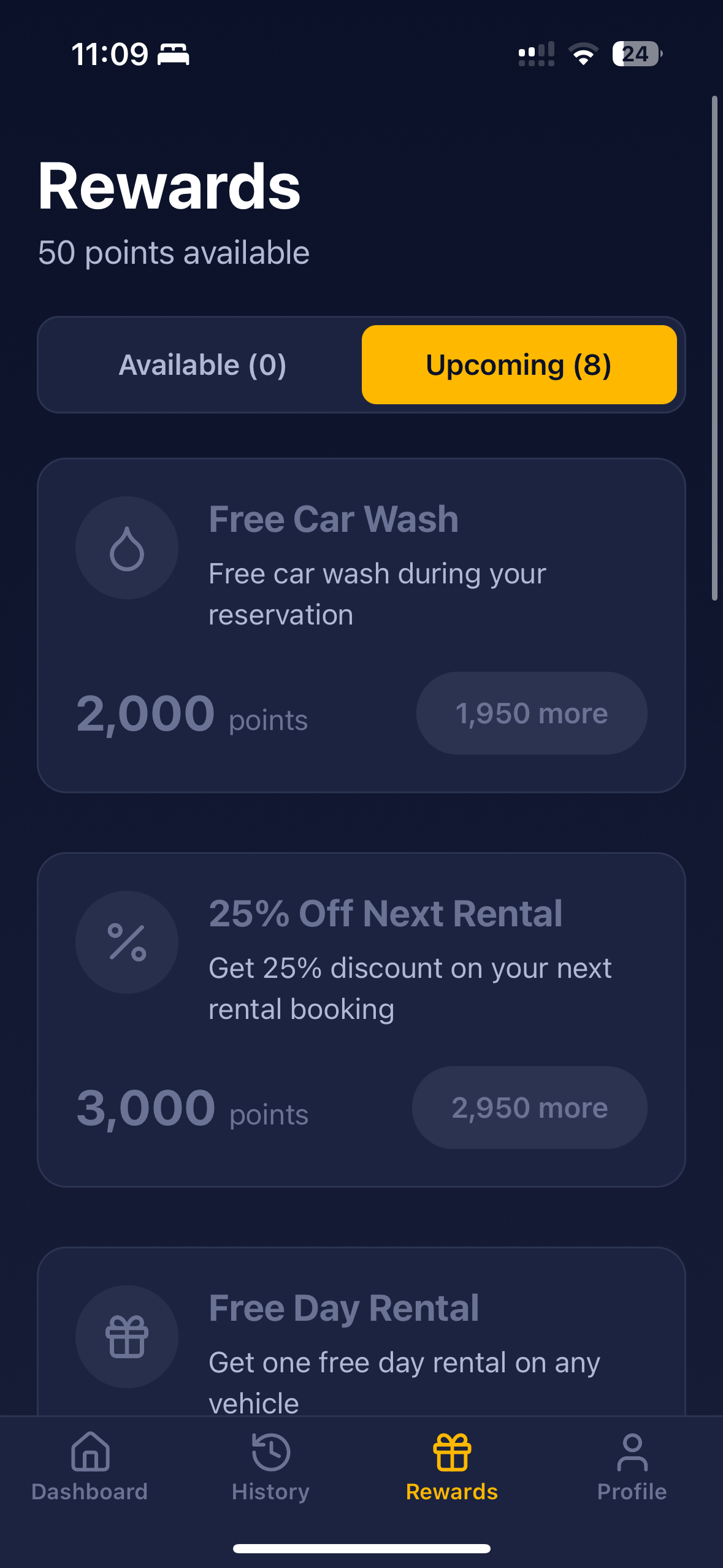 Cityscape Rental - Rewards