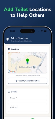 Where To Wee: Toilet Finder screenshot