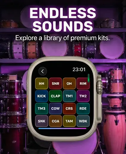 Screenshot #3 pour BeatCraft: Drum Pad Watch