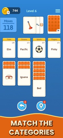 Lexy Word Solitaire: Card Game iPhone screenshot