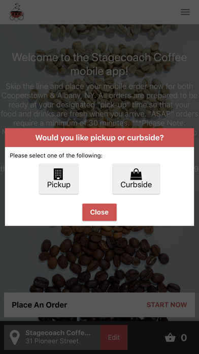 Stagecoach Coffee Screenshot