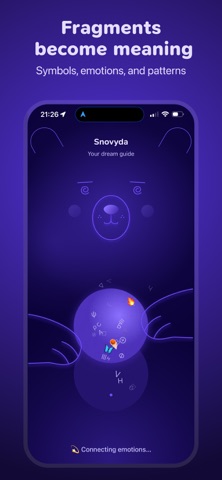 Snovyda: AI Dream Interpreter iPhone screenshot