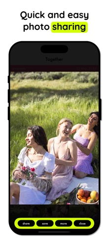 Campfire - group photo sharing iPhone screenshot