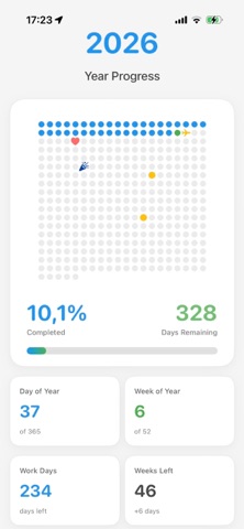 Year Progress: Widget Screenshot 7 of 10