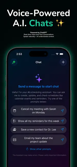 ScheduleAssistant A.I. screenshot 1