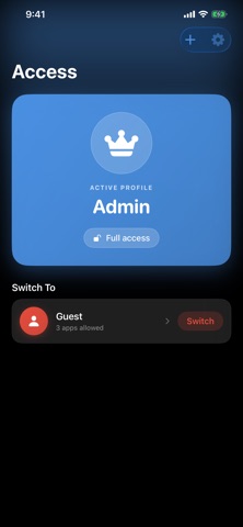 Access: Profile Switch Screenshot 7 of 10