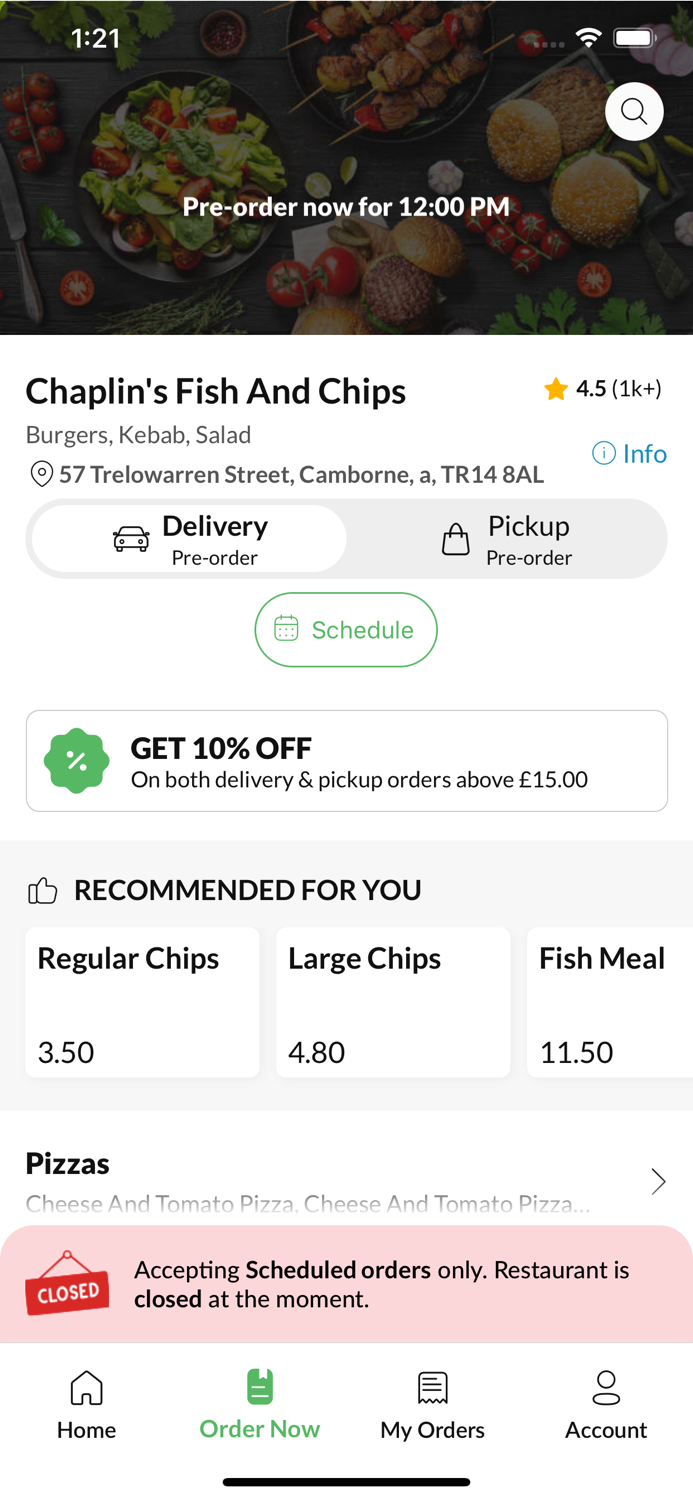 Chaplins Fish And Chips