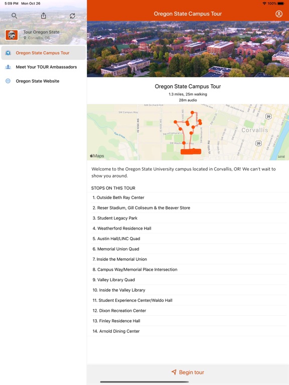 Screenshot #5 pour Oregon State Campus Tour