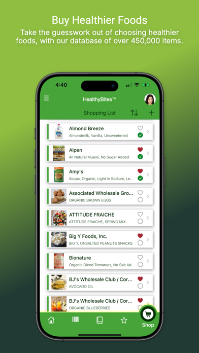 HealthyBites HealthyLife™ iPhone screenshot