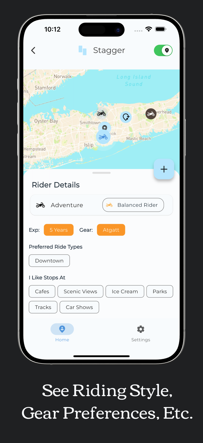 Find Riders Near You  Stagger