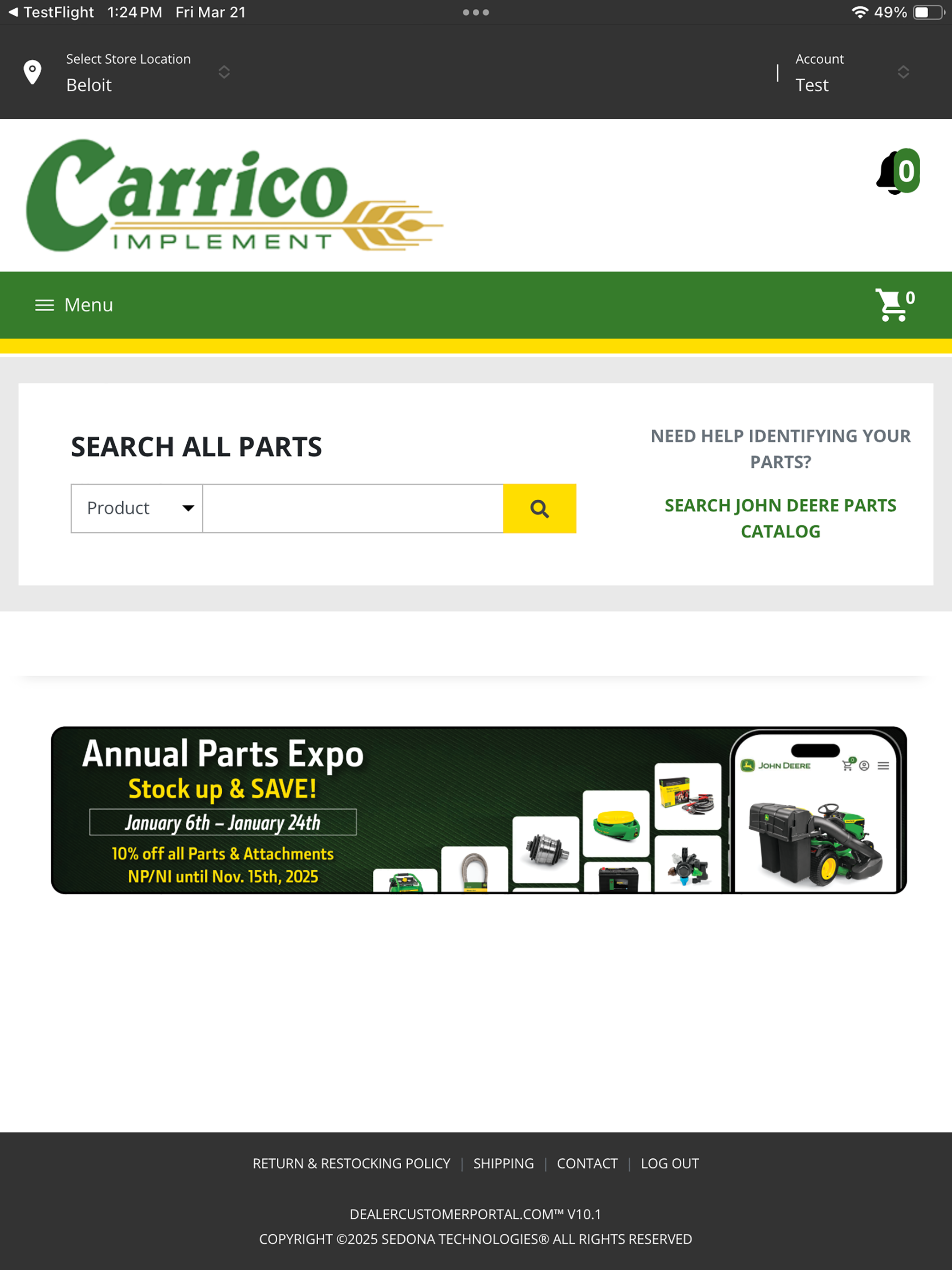 CarricoImplementCustomerPortal screenshot 5