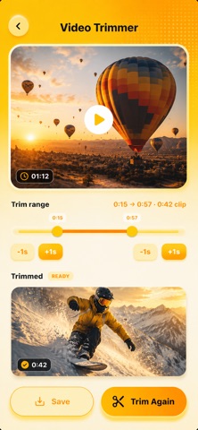 Videodr - Video Saver & Trimer screenshot
