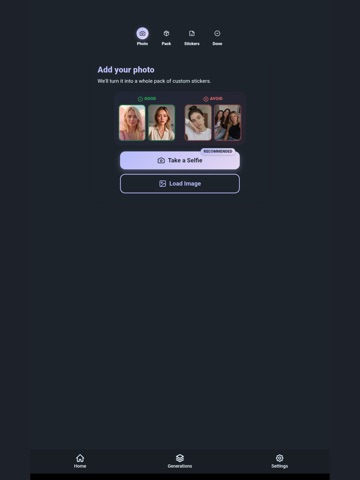 stickerate - AI Sticker Maker iPad screenshot