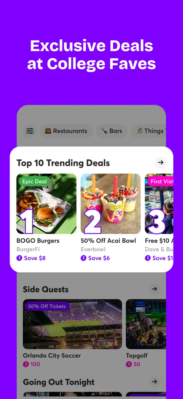 Screenshot #3 pour Zupp - College Rewards