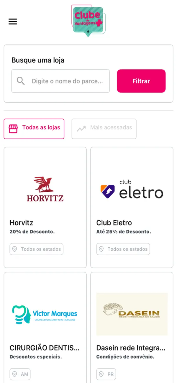 Screenshot #1 pour Clube CVS MAIS