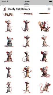 goofy rat stickers iphone screenshot 3
