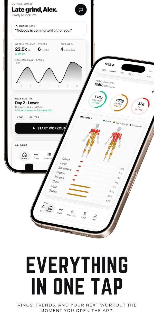 Screenshot #3 pour Blitz: Fitness & Macro Tracker