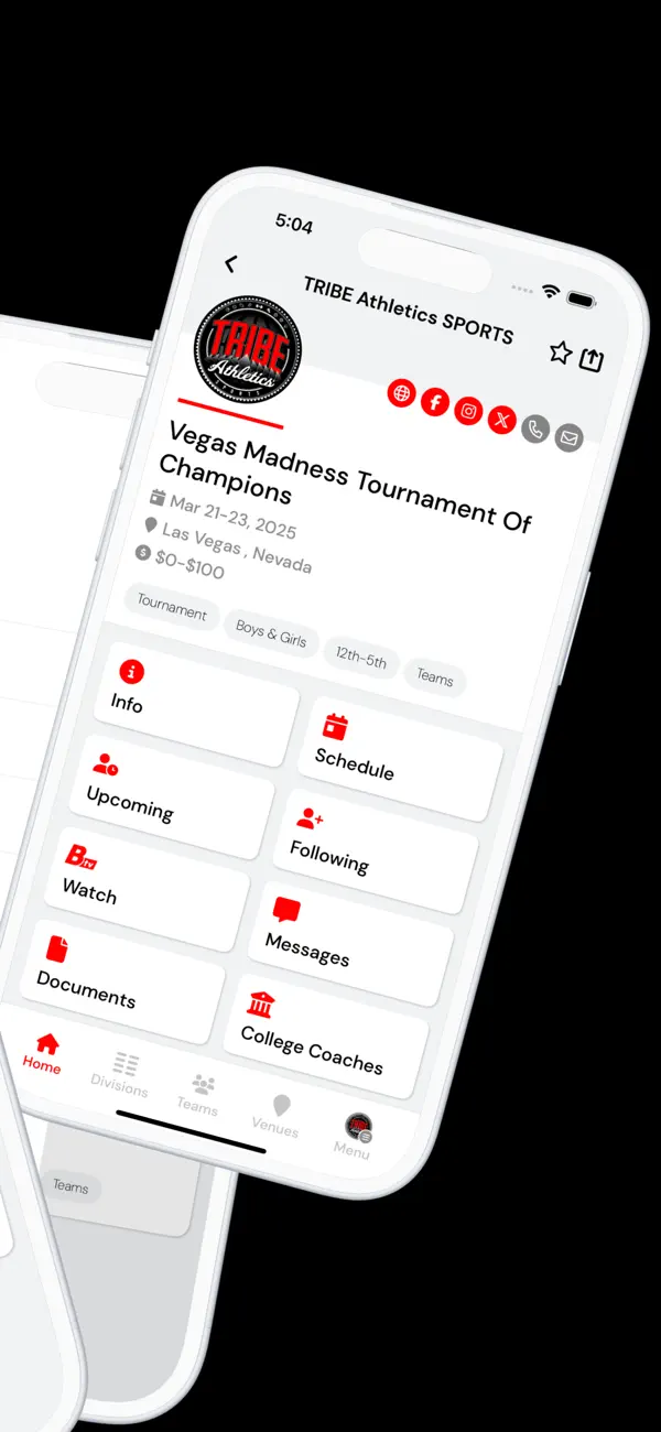 Screenshot #2 pour Tribe Athletics Sports Events