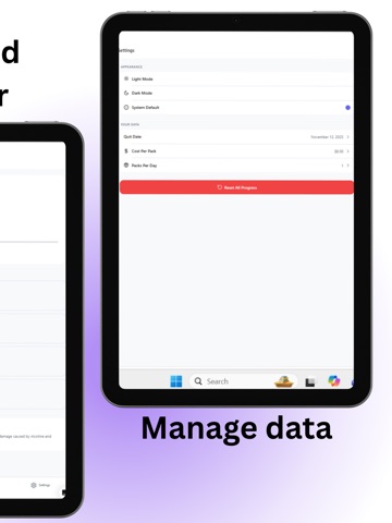 Quit Vaping and Save iPad screenshot
