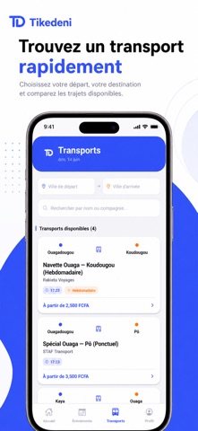 Tikedeni iPhone screenshot