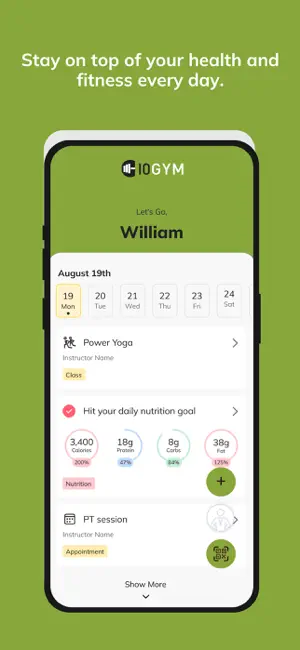 10GYM screenshot 2