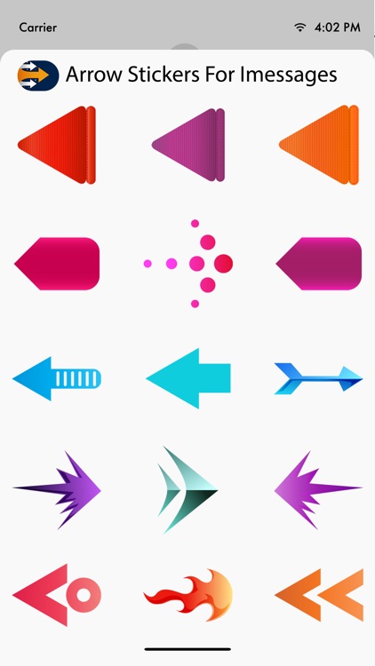 Arrow Stickers For iMessage