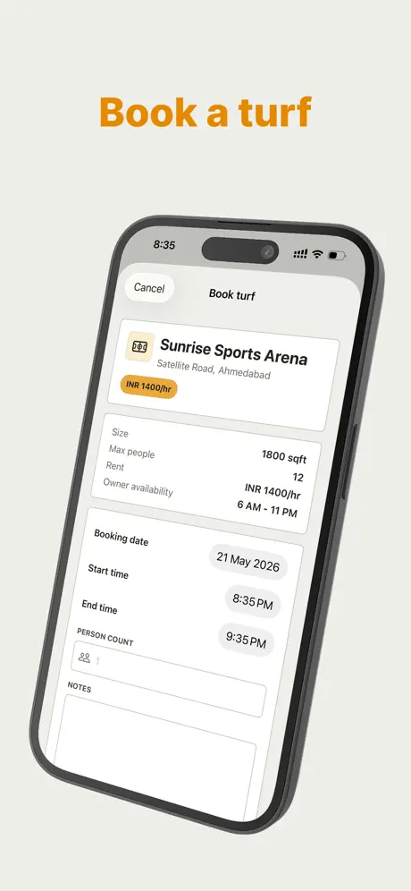 BookTurfGo screenshot 5