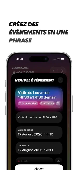 Horizontal - Calendrier screenshot 2