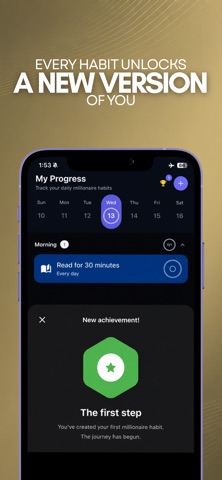 21 Millionaire Habits iPhone screenshot