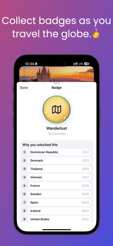 Trav - Country & Trips Tracker screenshot