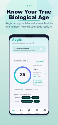 Aegis: Bio Age & Longevity Screenshot 1 of 8