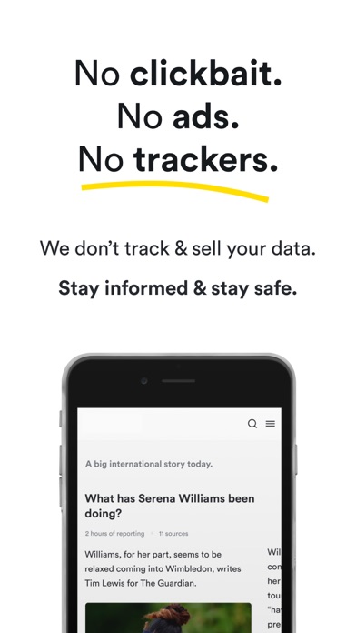 Screenshot #3 pour Nourish - Smart News App