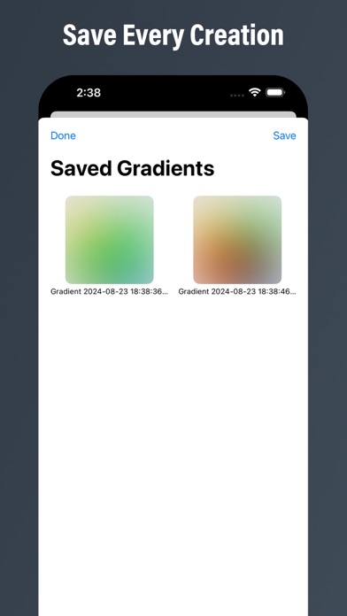 Color Gradient - Card Tool Screenshot