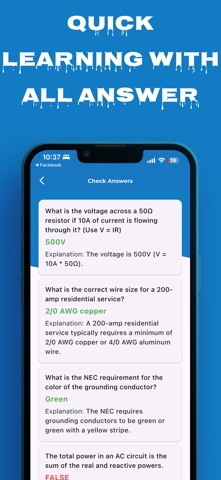 Electrician License Exam 2026 screenshot