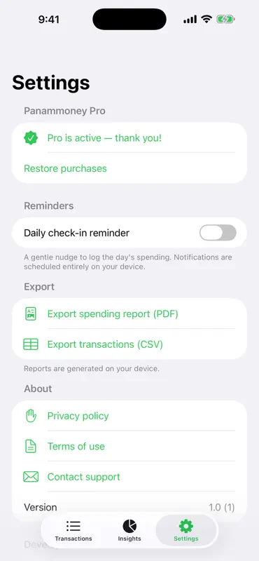 Panammoney screenshot 3 of 4