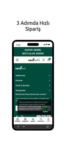 Kahvesenin screenshot