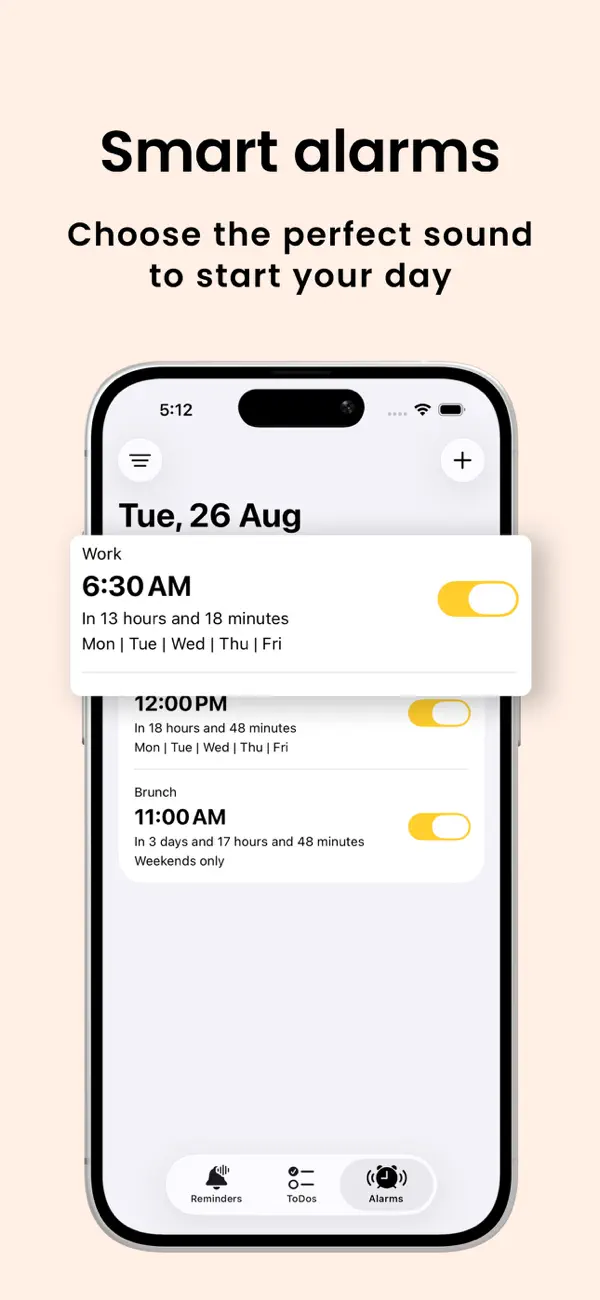 #3. Engramr - Reminders & Alarms (iOS) Με: Egzon Pllana