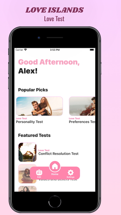 Love Islands - Love Test Screenshot