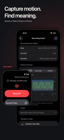 WatchMotion Editor iPhone screenshot 1